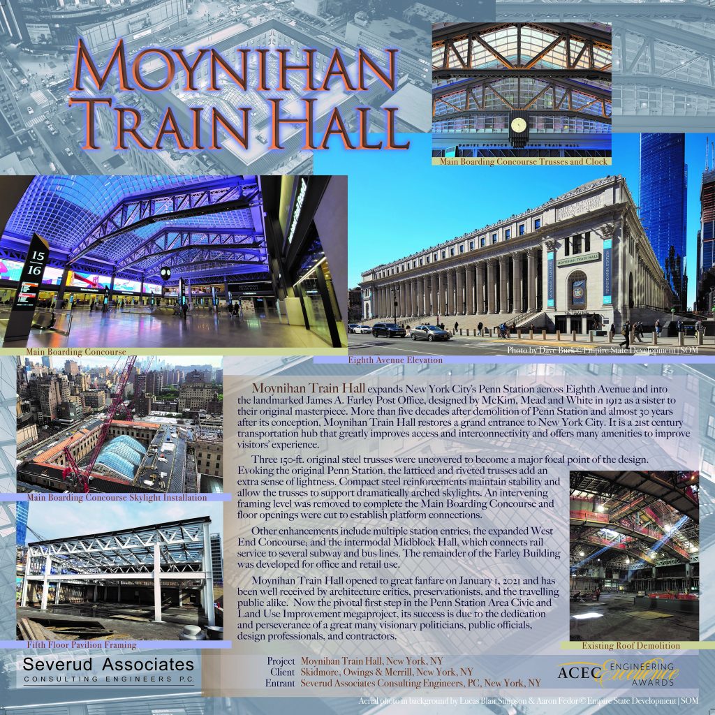 Severud - ACEC 2022 EEA - Moynihan Train Hall - Panel - Grand and Grand Conceptor