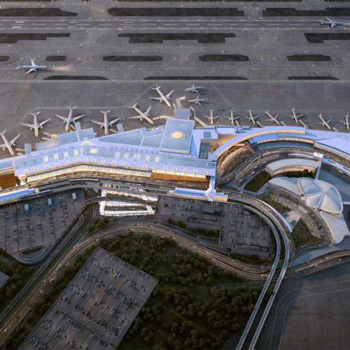 JFK International Airport, Terminal 6 Redevelopment-Queens, NY